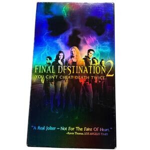 Final Destination 2 VHS You Can't Cheat Death Twice- New Line Entertainment 2003